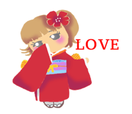 Pretty dress. sticker #1812609