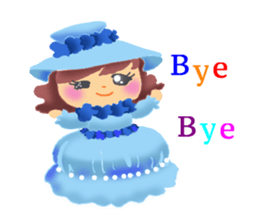 Pretty dress. sticker #1812611