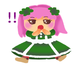 Pretty dress. sticker #1812619