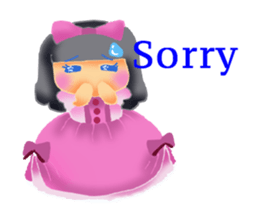 Pretty dress. sticker #1812622