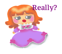 Pretty dress. sticker #1812623