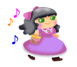 Pretty dress. sticker #1812624