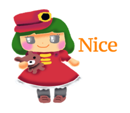 Pretty dress. sticker #1812633