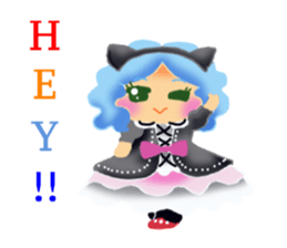 Pretty dress. sticker #1812634