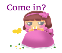 Pretty dress. sticker #1812637