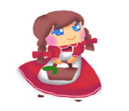 Pretty dress. sticker #1812639