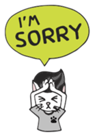 Black-eyed Cat sticker #1812843