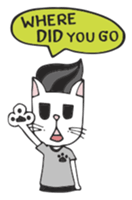 Black-eyed Cat sticker #1812849