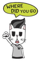 Black-eyed Cat sticker #1812849