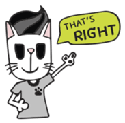 Black-eyed Cat sticker #1812852