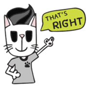 Black-eyed Cat sticker #1812852