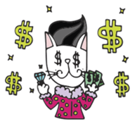 Black-eyed Cat sticker #1812860