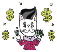 Black-eyed Cat sticker #1812860