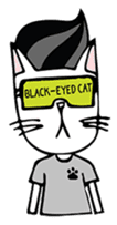Black-eyed Cat sticker #1812865