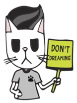 Black-eyed Cat sticker #1812874