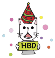 Black-eyed Cat sticker #1812879