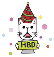 Black-eyed Cat sticker #1812879