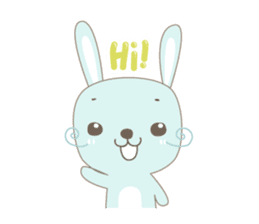 MJ. Bunny sticker #1812881