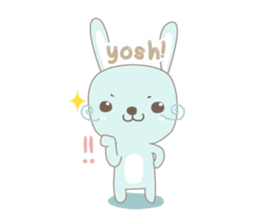 MJ. Bunny sticker #1812888
