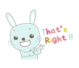 MJ. Bunny sticker #1812889