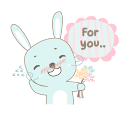 MJ. Bunny sticker #1812894