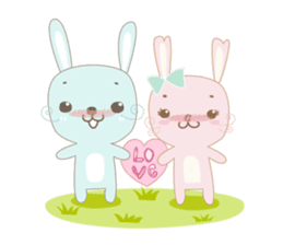 MJ. Bunny sticker #1812915