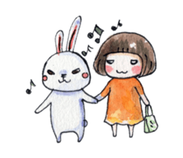 DotBunny's daily life sticker #1813222