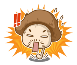 [Vegi Para]mushroom&scallion sticker #1813249