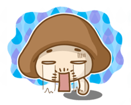 [Vegi Para]mushroom&scallion sticker #1813260