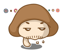 [Vegi Para]mushroom&scallion sticker #1813262