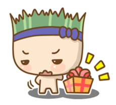 [Vegi Para]mushroom&scallion sticker #1813265