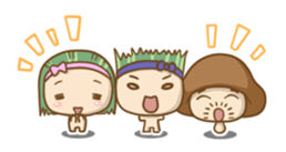 [Vegi Para]mushroom&scallion sticker #1813267