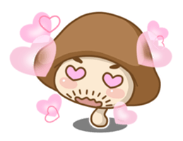 [Vegi Para]mushroom&scallion sticker #1813269