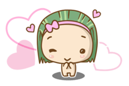 [Vegi Para]mushroom&scallion sticker #1813270