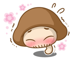 [Vegi Para]mushroom&scallion sticker #1813271