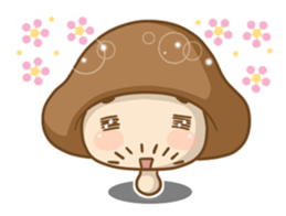 [Vegi Para]mushroom&scallion sticker #1813274