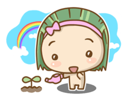 [Vegi Para]mushroom&scallion sticker #1813276