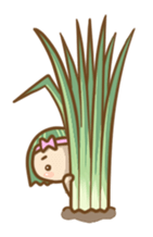 [Vegi Para]mushroom&scallion sticker #1813278