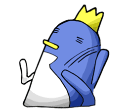 Emperor Penguin Lose Crown sticker #1813298