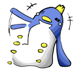 Emperor Penguin Lose Crown sticker #1813314