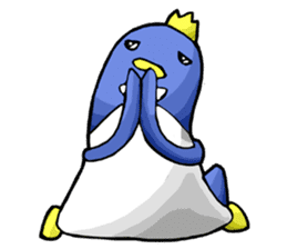 Emperor Penguin Lose Crown sticker #1813315
