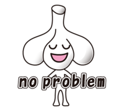 Candy and cake and garlic sticker #1814481