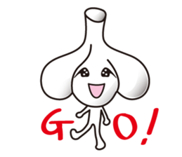 Candy and cake and garlic sticker #1814482