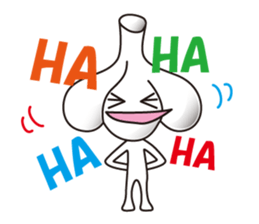 Candy and cake and garlic sticker #1814486