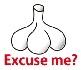 Candy and cake and garlic sticker #1814488