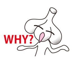 Candy and cake and garlic sticker #1814489