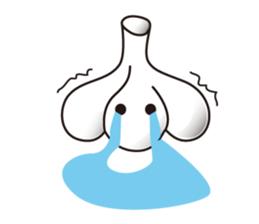 Candy and cake and garlic sticker #1814491