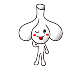 Candy and cake and garlic sticker #1814494