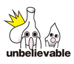 Candy and cake and garlic sticker #1814497