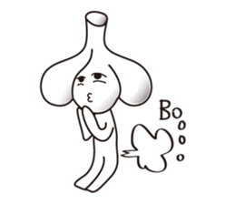 Candy and cake and garlic sticker #1814500